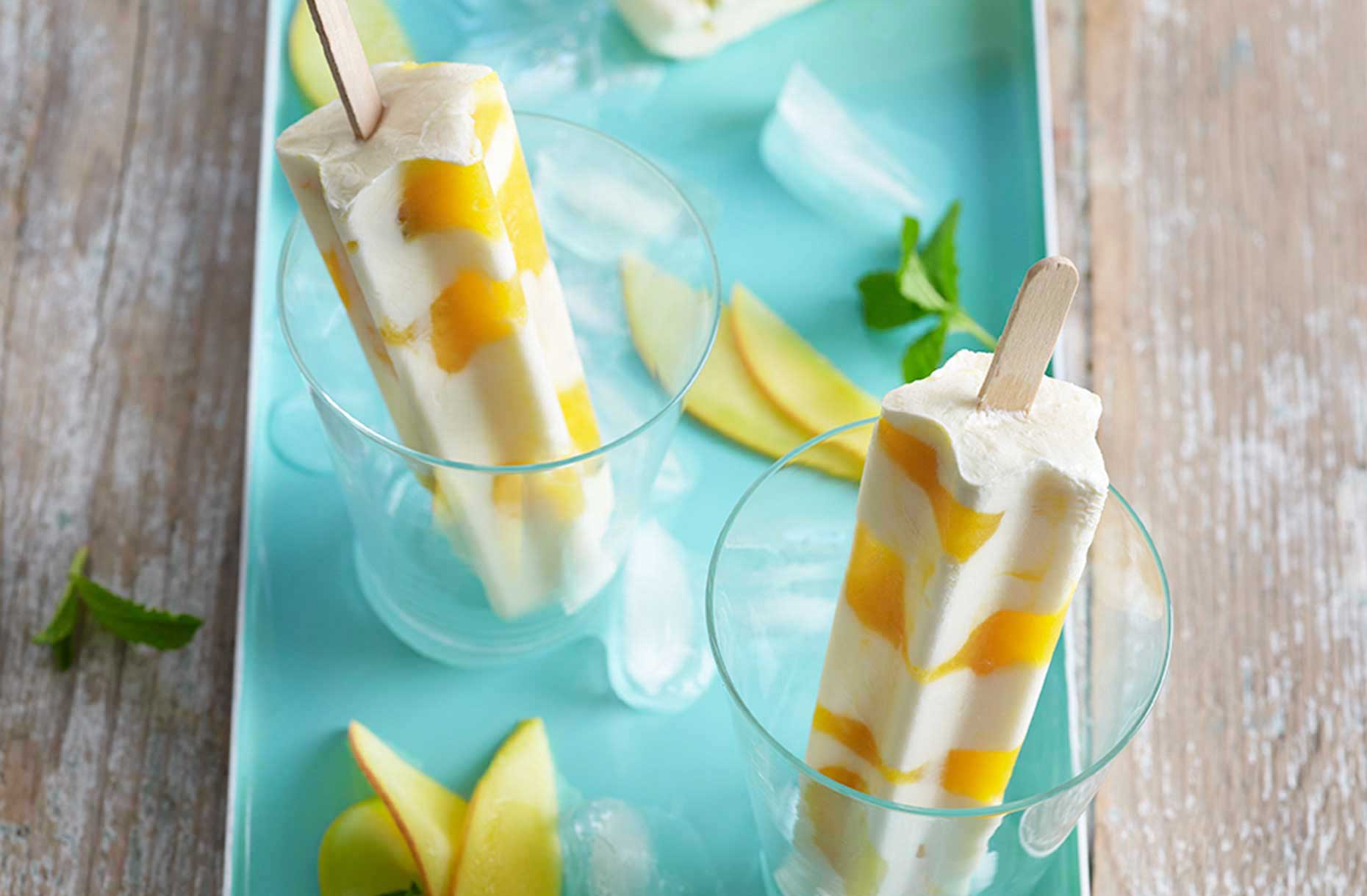 Jalna Recipe Creamy Mango Popsicles