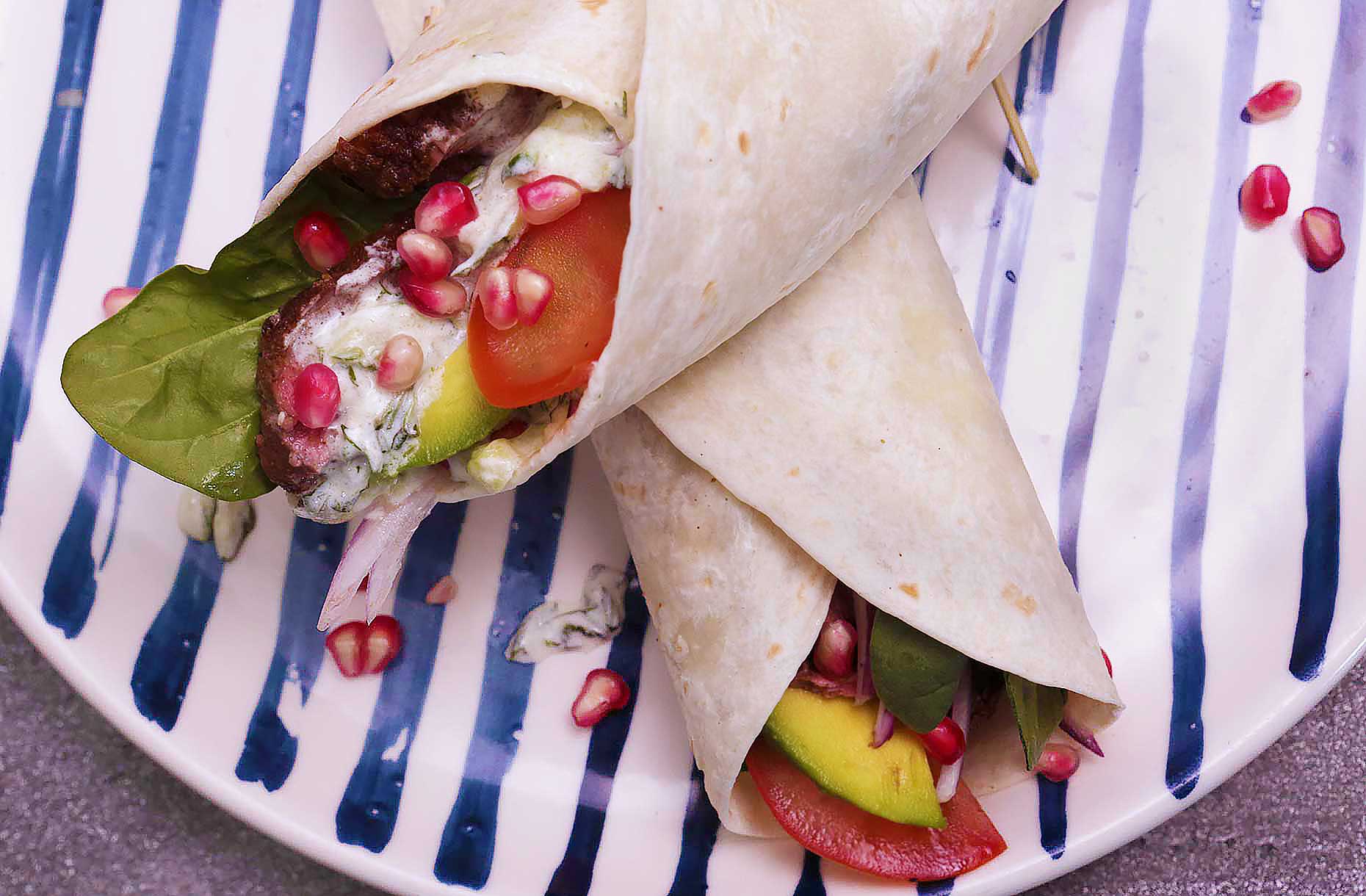 Jalna Recipe Lamb Tzatziki Wrap