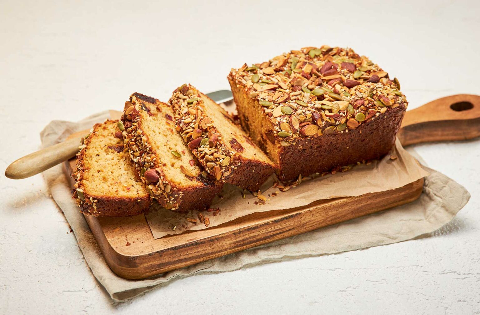 Seedy Apple & Yoghurt Loaf Jalna Yoghurt