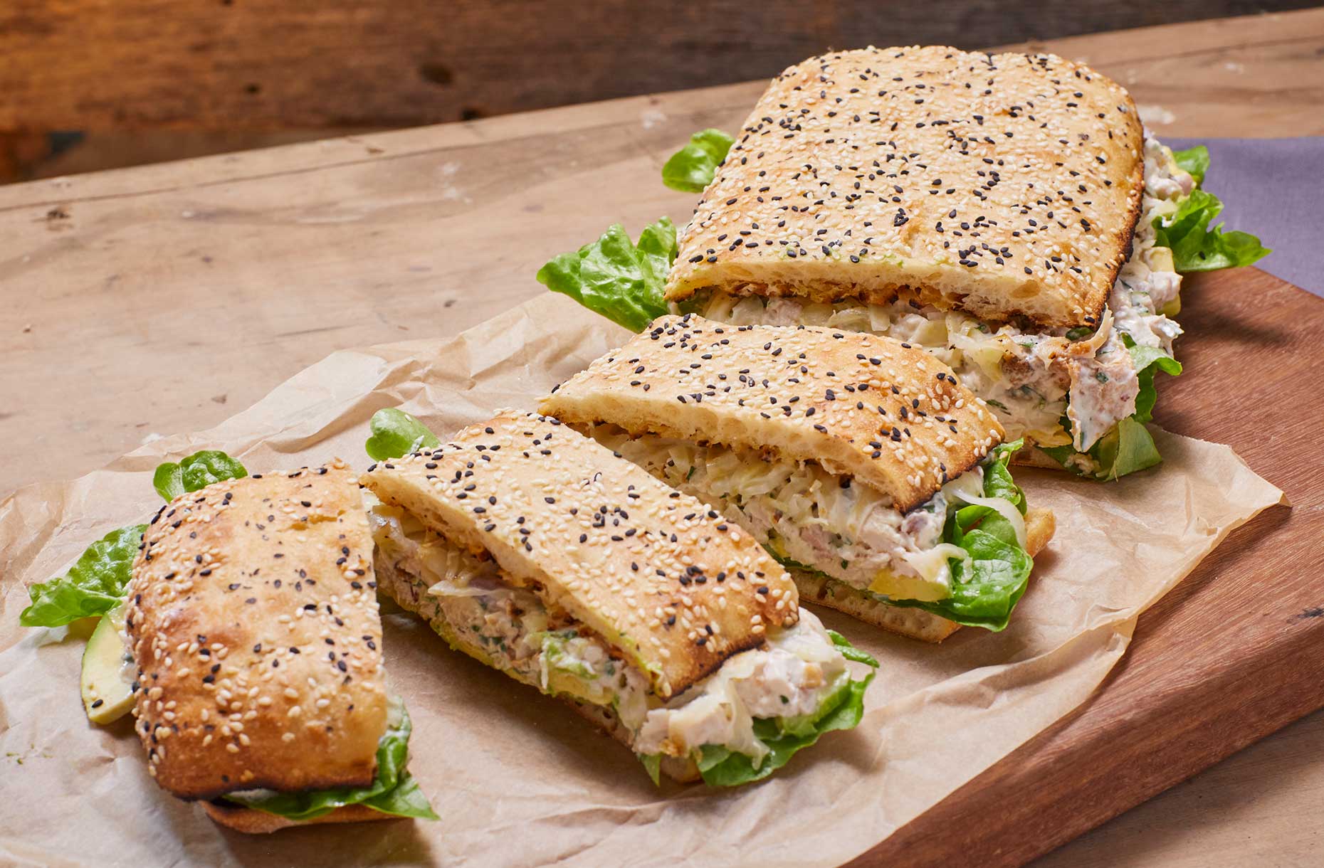 Ultimate Chicken Salad Sandwich Jalna Yoghurt